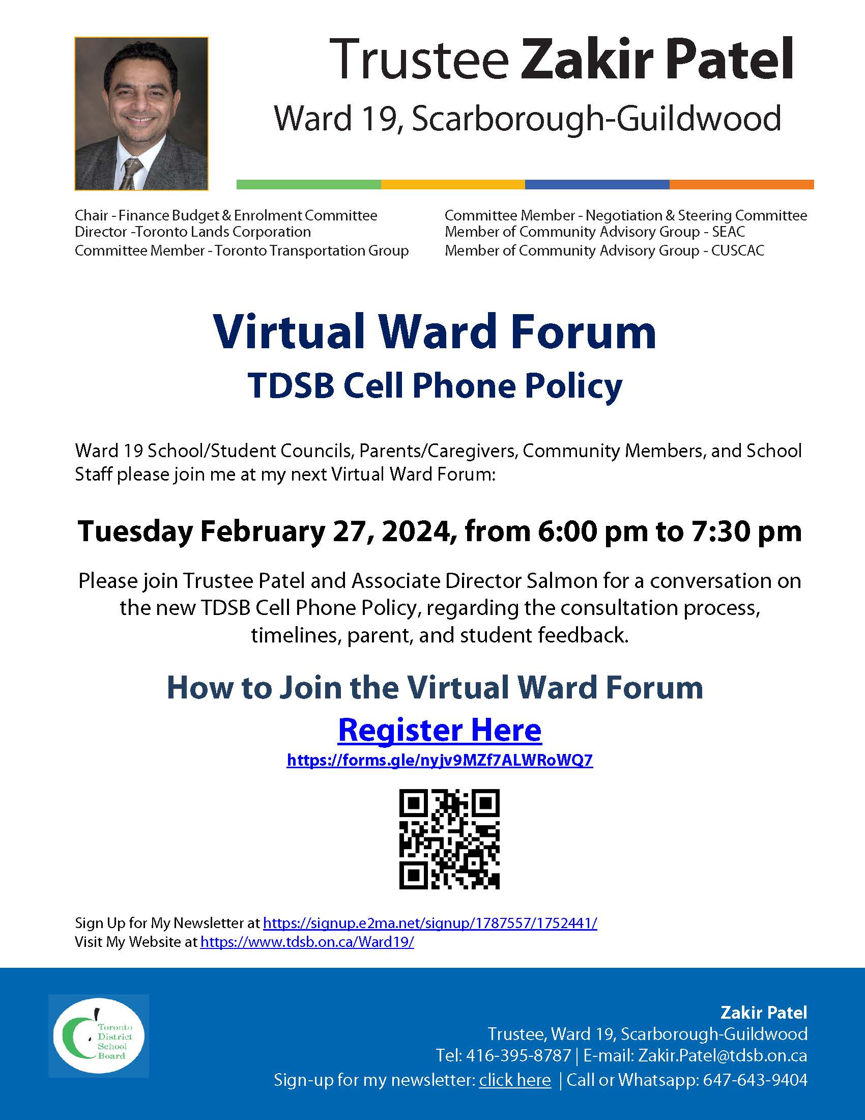2024 02 Virtual Ward Forum Cell Phone Policy